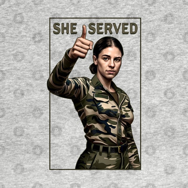 She Served Woman Veteran by triggerleo